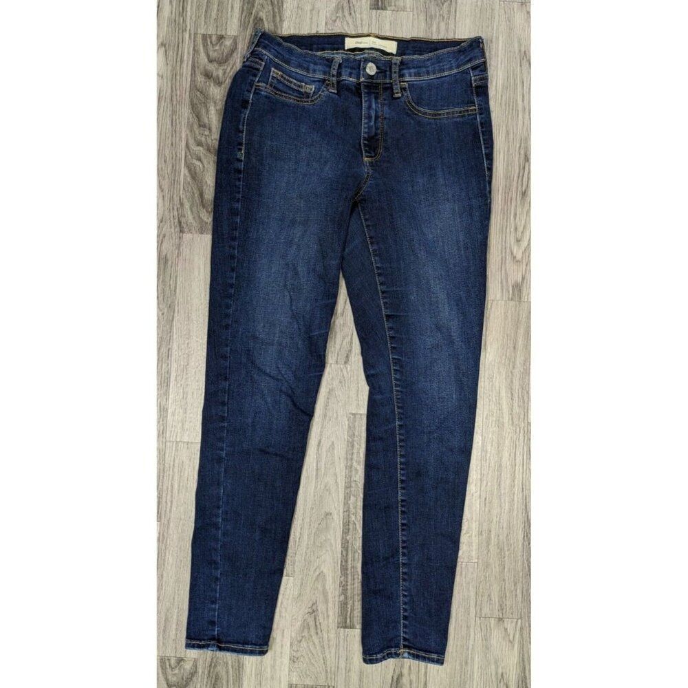 Gap 1969 Womens Size 28R Skinny Easy‎ Denim Blue Jeans Leggings